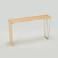 Indoor Contemporary Bar Dining Table Rectangle Bar Table with Pine Wood Frame