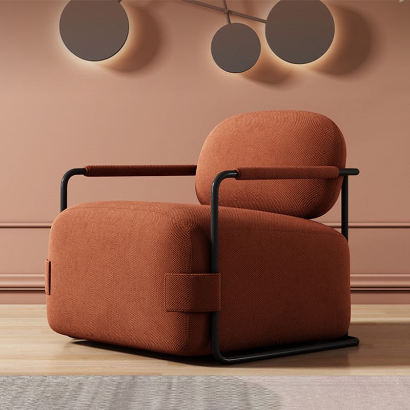 26.77" Wide Metal Arm Chair Velvet Accent Armchair for Bedroom Clearhalo 'Accent Chairs' 'accent_chairs' 'Chairs & Seating' 'furn' 'furn_accent_chairs' 'Furniture' 'Living Room Furniture' 1200x1200_deb60b2e-4e25-4aab-9ea9-9ae9ad1b462b