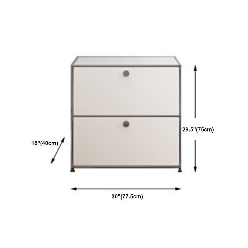 Siete board in metallo moderno in metallo bianco sideboard per soggiorno per soggiorno