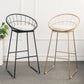 Contemporary Round Bar and Counter Stool Metal Stool with Sled Base Clearhalo 'Bar Furniture' 'Bar Stools' 'bar_stools' 'furn' 'furn_bar_stools' 'Furniture' 'furniture_bar_stools' 'Kitchen & Dining Furniture' 1200x1200_deb718a2-cde7-497f-a488-68654f011841