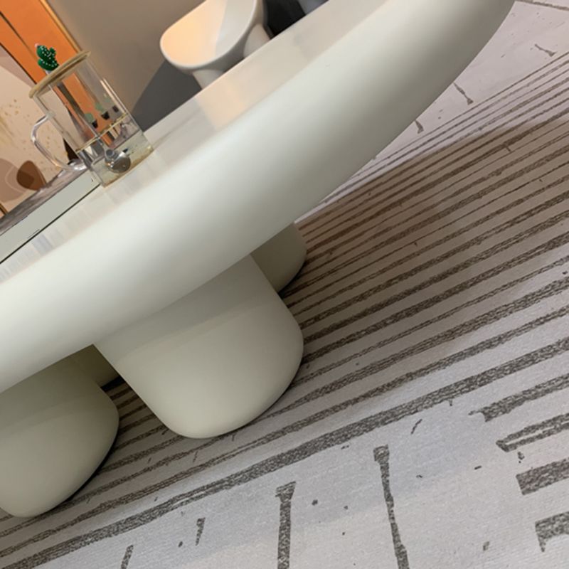 Mesa de café de acero de vidrio moderna con cuatro patas Mesa de cóctel para sala de estar