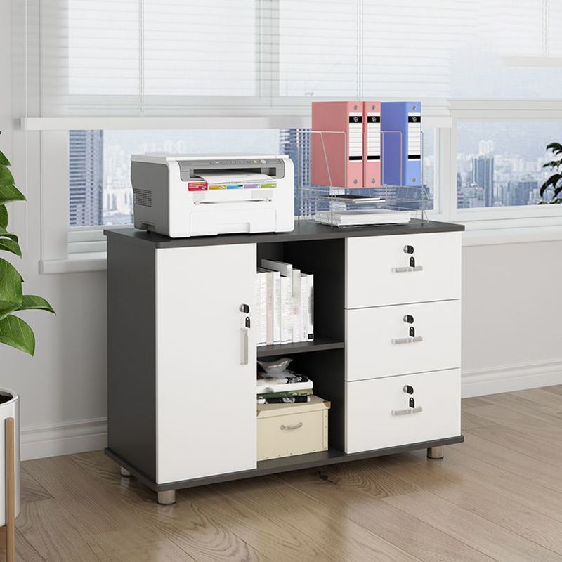 Traditional Wood Cabinet Drawers Storage File Cabinet with Shelves Clearhalo 'Filing Cabinets' 'filling_cabinets' 'furn' 'furn_filling_cabinets' 'Furniture' 'Office Furniture' 1200x1200_debafb65-4b47-43b8-9956-c4701f21242b