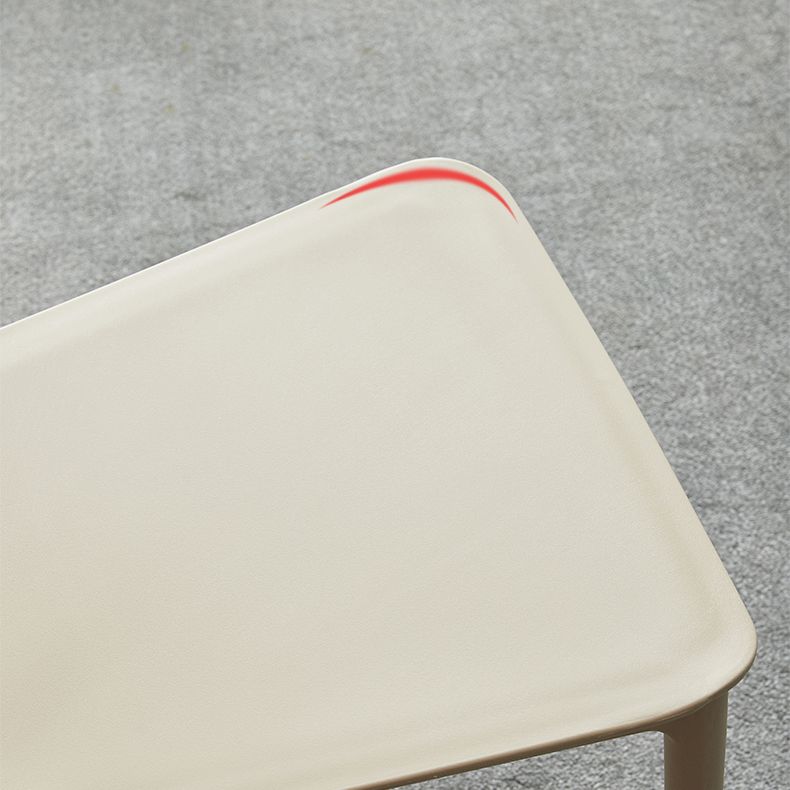 Contemporary Home Side Chair Open Back Plastic Stackable Dining Room Chair Clearhalo ' kitchen&dining_furn' 'Dining Chairs' 'Dining Tables & Seating' 'dining_chair' 'Furniture' 'furniture_dining_chair' 'Kitchen & Dining Furniture' 'kitchen' 1200x1200_debd0192-fb66-4457-b009-6f672fd459c9