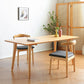Modern Pine Wood Dining Set 1/2/3/5/7 stukken Natural Finish Dinette Set