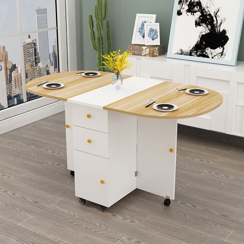 Wood Mid-Century Modern Indoor Table Manufactured Wood Top Table for Dining Room Clearhalo ' dining_table' 'Dining Tables & Seating' 'Dining Tables' 'furn' 'furn_dining_table' 'Furniture' 'furniture_dining_table' 'Kitchen & Dining Furniture' 'kitchen&dining_furn' 'kitchen' 'kitchen_dining_table' 1200x1200_debe6b7f-5c6d-48dc-9b3e-74b7db708cf5