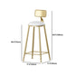 Glam Juego de mesa de bar de 1/3 piezas, mesa de mostrador de piedra con taburetes altos para sala de estar