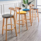 Modern Armless Backrest Counter Stool Wood Household Bar Stool with Cushion and Pedal Clearhalo 'Bar Furniture' 'Bar Stools' 'bar_stools' 'furn' 'furn_bar_stools' 'furniture_bar_stools' 'Kitchen & Dining Furniture' 'kitchen&dining_furn' 'kitchen' 'kitchen_furn' Furniture' 1200x1200_dec4a9ce-0f16-41bb-bab4-381506072e1c