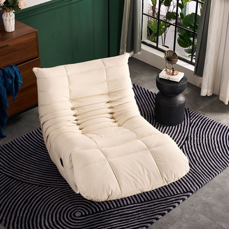 Ricevitore di alette contemporanee reclinabile a pezzi di colore solido per interni