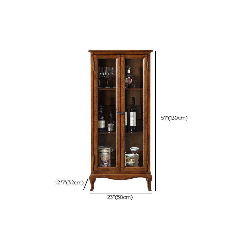 Style moderne fermé la bibliothèque en bois standard à l'arrière avec étagères