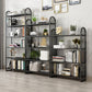 Modern Style Metal Bookshelf Vertical Open Shelf Bookcase for Home Clearhalo 'Bookcases' 'furn' 'furn_bookcases' 'Furniture' 'furniture_bookcases' 'kitchen' 'kitchen_bookcases' 'Living Room Furniture' 'Office Furniture' 1200x1200_dec7f3d1-f26f-47dc-9452-73506329a9a1