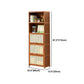 Brown Color Barrister Bookcase Contemporary Bamboo Bookcase for Home Office Clearhalo 'Bookcases' 'furn' 'furn_bookcases' 'Furniture' 'furniture_bookcases' 'kitchen' 'kitchen_bookcases' 'Living Room Furniture' 'Office Furniture' 1200x1200_dec88ad3-b47e-4ad0-a602-04390f215c31
