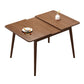 Rubberwood Rectangle Dining Table Extendable Table with Wooden Base and Legs Clearhalo ' dining_table' 'Dining Tables & Seating' 'Dining Tables' 'furn' 'furn_dining_table' 'Furniture' 'furniture_dining_table' 'Kitchen & Dining Furniture' 'kitchen&dining_furn' 'kitchen' 'kitchen_dining_table' 1200x1200_dec8c179-7d68-4e0b-ba74-cab0d20d93f2