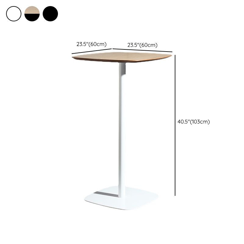Eigentijdse pubtafel 40,6"H vierkante bartafel voor binnen en kantine