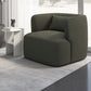 Contemporary 33.5"Wide Pillow Back Sponge Recessed Arms Chair