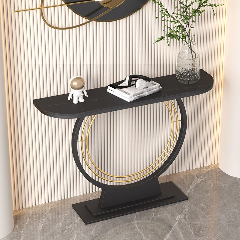 Tavolo con console piedistallo a mezza7 glam resistente al graffio