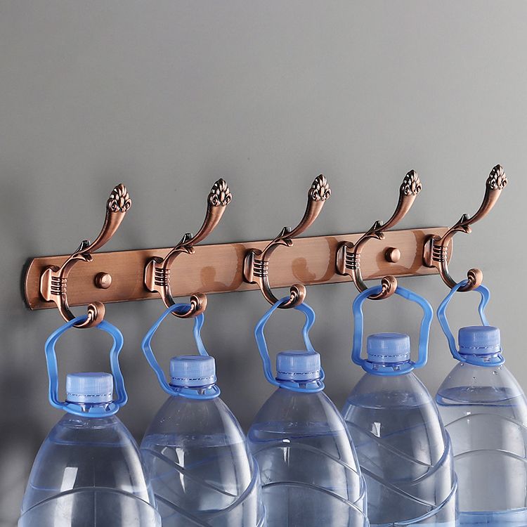 Pastilla de pelaje de pared enmarcada con metal de colgilla moderna con ganchos