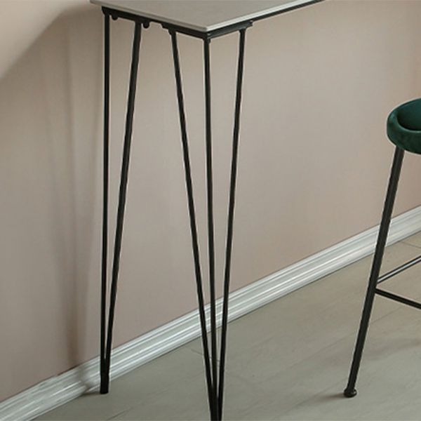 Tavolo da bar in pietra industriale di rettangolo con 4 gambe