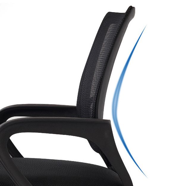 Contemporary Tilt Mechanism Microfiber Chair Task Mid-Back Arm Chair Clearhalo 'furn' 'furn_office_chair' 'Furniture' 'Office Chairs' 'Office Furniture' 'office_chair' 1200x1200_ded4090e-0b0a-422b-88d3-47dd87eee36a