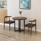 Round Solid Wood Top Dining Table Modern Sled Base Dining Table Clearhalo 'Dining Tables & Seating' 'Dining Tables' 'dining_table' 'furn' 'furn_dining_table' 'Furniture' 'Kitchen & Dining Furniture' 1200x1200_ded55e25-92ba-4ad1-8b51-492c9fae5749