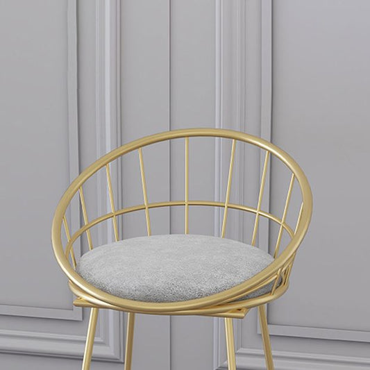 低腰カウンターバースツール工業用金属カウンターハイトスツール