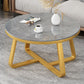 Slate Single Coffee Table Frame Round Coffee Table for Living Room Clearhalo 'Coffee & Accent Tables' 'Coffee Tables' 'coffee_tables' 'furn' 'furn_coffee_tables' 'Furniture' 'Living Room Furniture' 1200x1200_ded80a1c-4bb8-41bb-9dab-445a7e1af33c