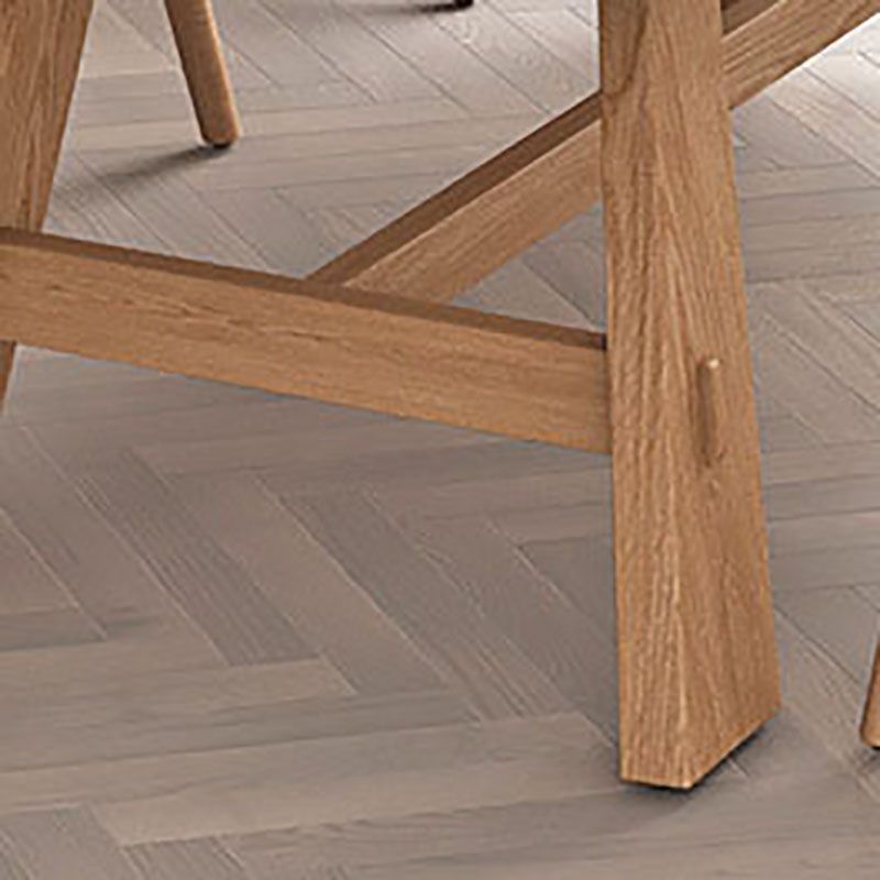 Mesa de comedor rectangular mesa de cena de madera maciza de estilo sólido para la casa de la cocina