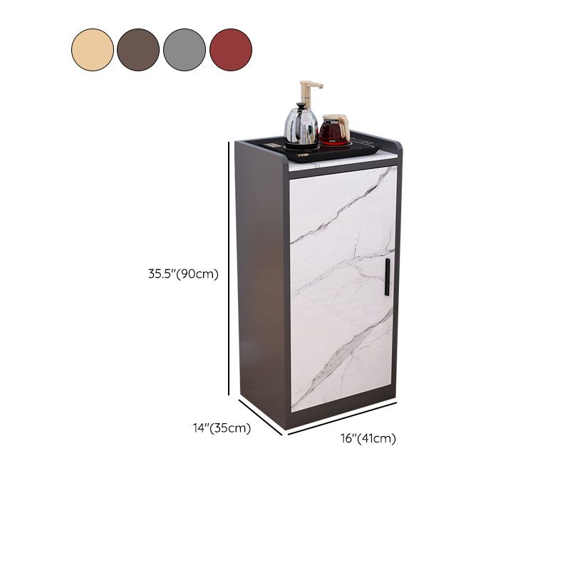 Matte Finish Indoor Dining Server Modern Sideboard for Dining Room Clearhalo 'buffet_sideboard' 'Buffets & Sideboards' 'furn' 'furn_buffet_sideboard' 'Furniture' 'Kitchen & Dining Furniture' 1200x1200_dedc5836-df2a-4b39-bb96-cb4f2b10def9