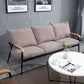 Industrial Style Loose Back Sofa Metal & Wood Frame Cushions Sofa Clearhalo 'furn' 'furn_sofas' 'Furniture' 'Living Room Furniture' 'Sofa' 'sofas' 1200x1200_dedfb435-7f61-4cdf-98f7-8d16ad5c8c41