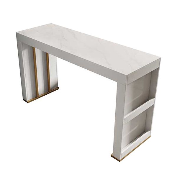 Contatrice moderna del rettangolo di barra di pietra sinterizzata Contatrice a barra con gambe metalliche