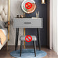 Contemporary Wooden Makeup Vanity Desk 1 Drawer Vanity Dressing Table
