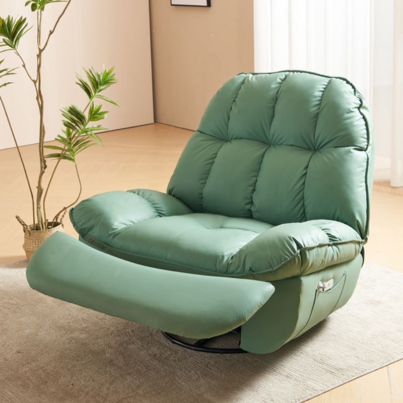 Tufted Faux Leather Recliner Chair Modern 44" Wide Single Reclining Chair with Storage Clearhalo 'Chairs & Seating' 'furn' 'furn_recliners' 'Furniture' 'Living Room Furniture' 'Recliners' 1200x1200_dee8a974-412f-4e43-a812-7aca056507ba