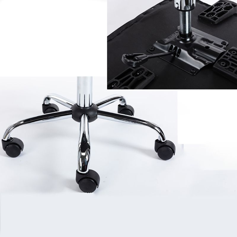 Silver Metal Modern Conference Chair in Mid-Back Mesh Conference Chair Clearhalo 'Furniture' 'furniture_office_chair' 'Office Chairs' 'Office Furniture' 'office_chair' 1200x1200_deedf661-6034-4c45-b536-230c63a6ae10