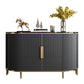 Glam Sideboard Marble Sideboard Cabinet with Doors for Kitchen Clearhalo 'buffet_sideboard' 'Buffets & Sideboards' 'furn' 'furn_buffet_sideboard' 'Furniture' 'Kitchen & Dining Furniture' 1200x1200_deee854a-3a8e-4387-bb43-a3b6897bfa39
