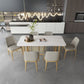 Modern Rectangular Dining Set 1/5/7 Pieces Sintered Stone Dining Table Set