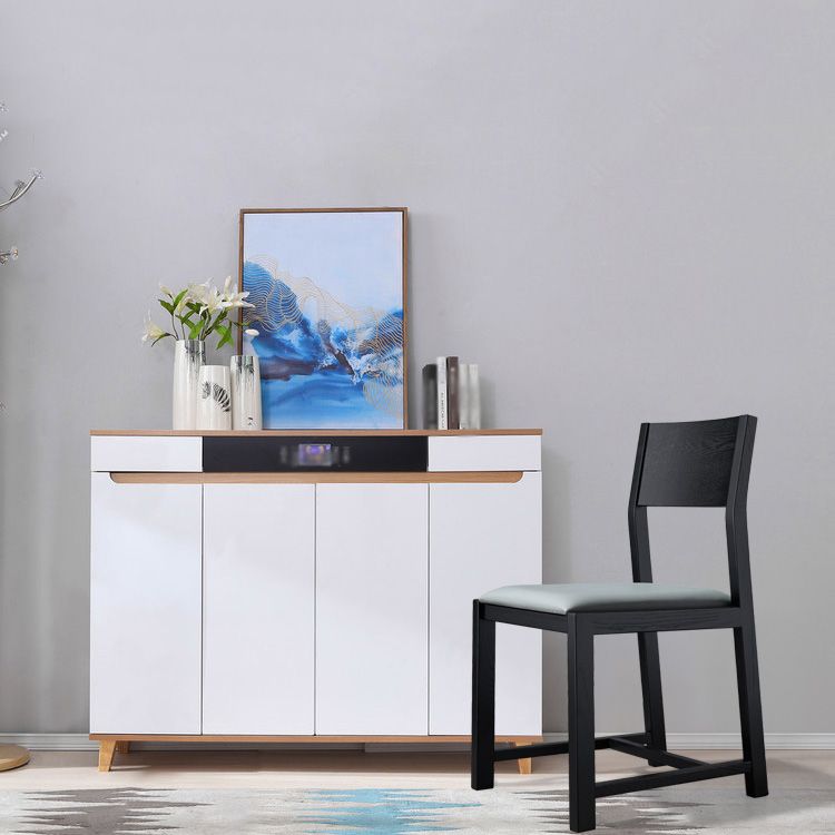 Contemporary Dining Room Dining Chairs Armless Solid Wood Kitchen Chairs Clearhalo 'Dining Chairs' 'Dining Tables & Seating' 'dining_chair' 'furn' 'furn_dining_chair' 'Furniture' 'furniture_dining_chair' 'Kitchen & Dining Furniture' 1200x1200_def0acba-958b-4f72-ad43-8bce5cc87958