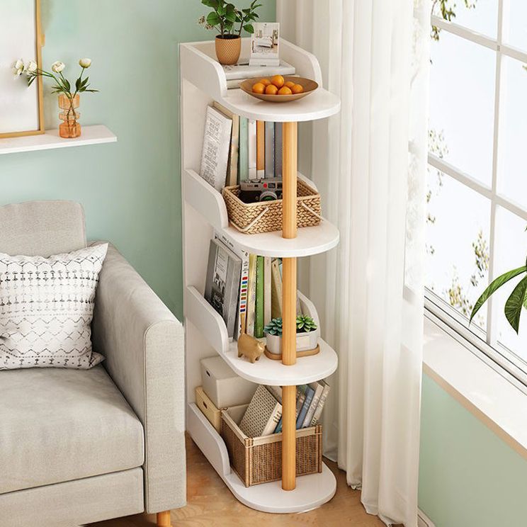 Bibliothèque d'étagère en bois d'ingénierie Scandinave Bidret à l'office