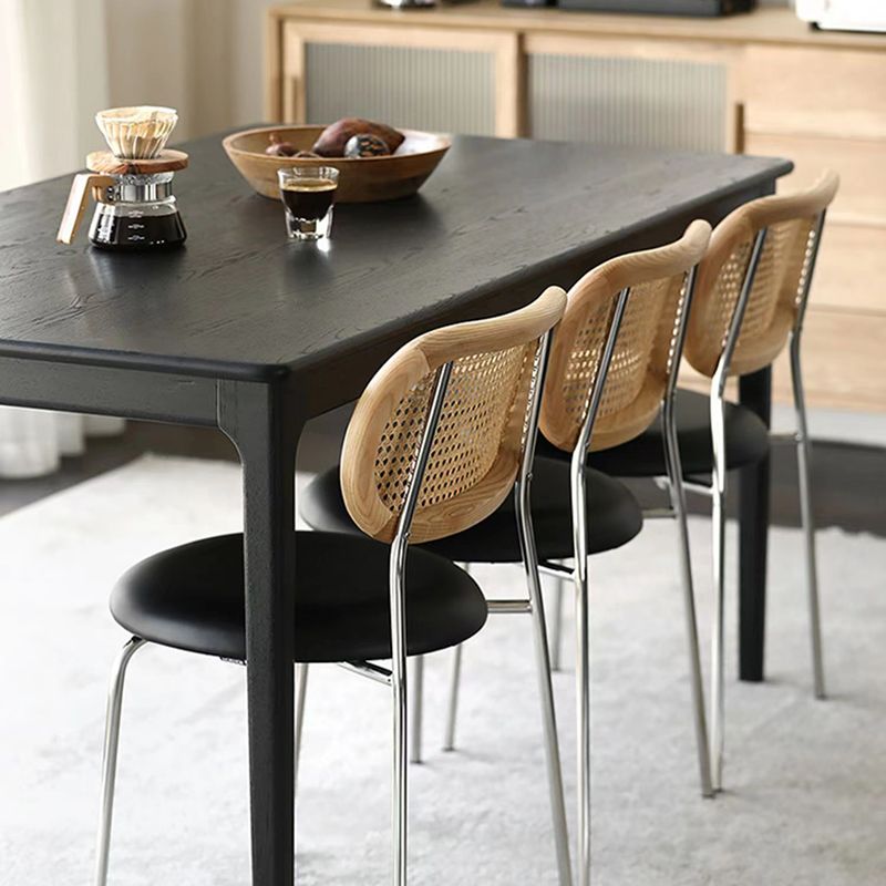 Dining Room Solid Wood Dining Table Industrial Rectangle Dinner Table Clearhalo 'Dining Tables & Seating' 'Dining Tables' 'dining_table' 'furn' 'furn_dining_table' 'Furniture' 'Kitchen & Dining Furniture' 1200x1200_def25edf-0305-456f-8dab-03c7eefb5da3