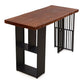 Solid Wood Bar Dining Table Industrial Bar Dining Table with Double Pedestal Base Clearhalo 'Bar Furniture' 'Bar Tables' 'bar_tables' 'furn' 'furn_bar_tables' 'Furniture' 'furniture_bar_tables' 'Kitchen & Dining Furniture' 1200x1200_def29635-d90f-44fa-ab70-96ecc2e65b51