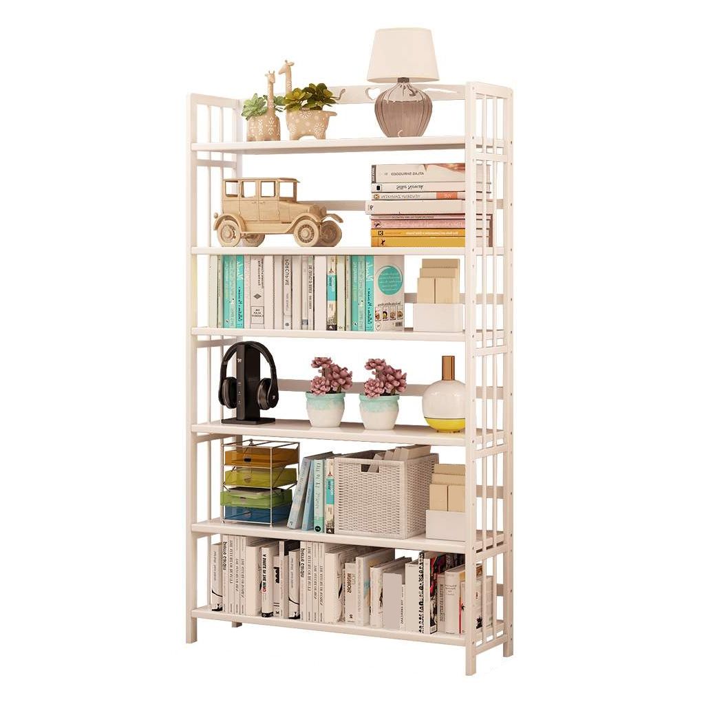 White Manufactured Etagere Bookshelf Modern Open Vertical Bookcase Clearhalo 'Bookcases' 'furn' 'furn_bookcases' 'Furniture' 'furniture_bookcases' 'Office Furniture' 1200x1200_def389c1-ef46-4884-b510-f9eee9a05661