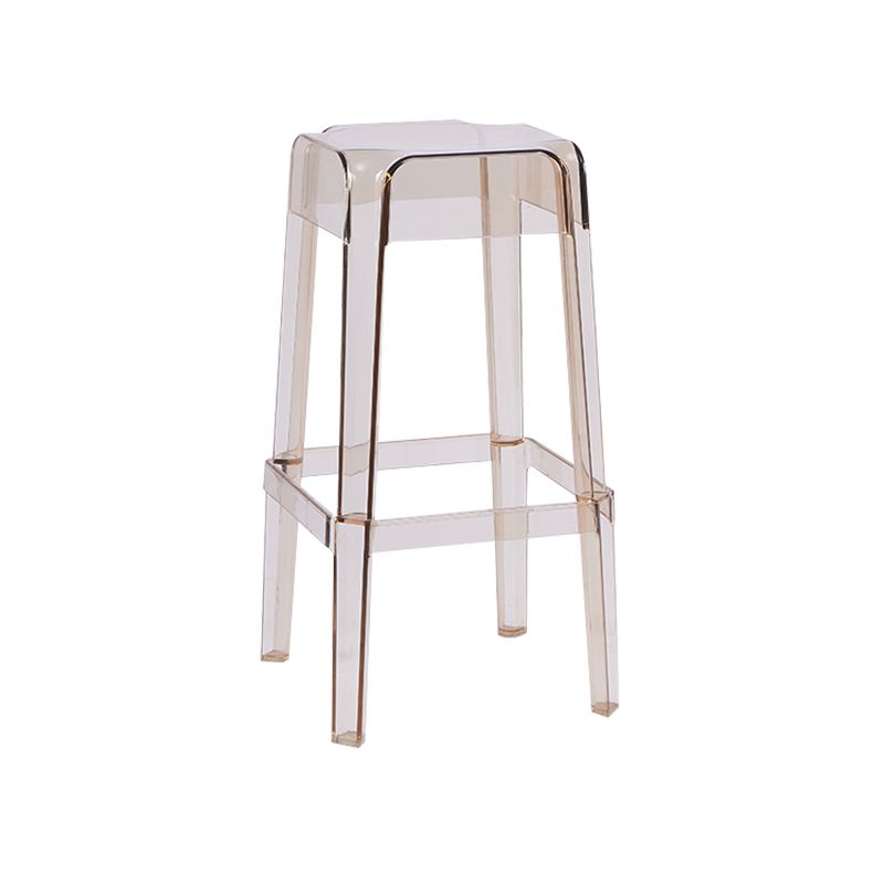 Modern Armless Backless Counter Stool Plastic Milk Tea Shop Bar Stool with Plastic Seat Clearhalo 'Bar Furniture' 'Bar Stools' 'bar_stools' 'furn' 'furn_bar_stools' 'furniture_bar_stools' 'Kitchen & Dining Furniture' 'kitchen&dining_furn' 'kitchen' 'kitchen_furn' Furniture' 1200x1200_def3e710-a428-40a7-b706-4c3908eed056
