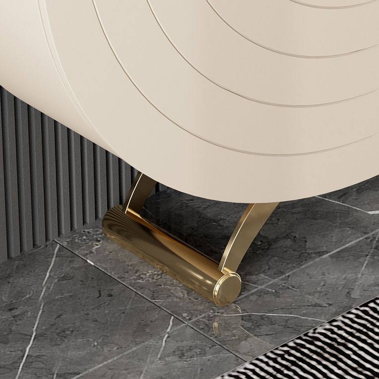 Glam Golden Console Table Doors Included Console Sofa Table for Hall