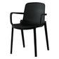 Plastic Modern Contemporary Kitchen Chair Arm Solid Back Dining Room Chair Clearhalo 'Dining Chairs' 'Dining Tables & Seating' 'dining_chair' 'Furniture' 'furniture_dining_chair' 'Kitchen & Dining Furniture' 1200x1200_def5b222-fa20-4b32-b23a-4bcd068b7a31