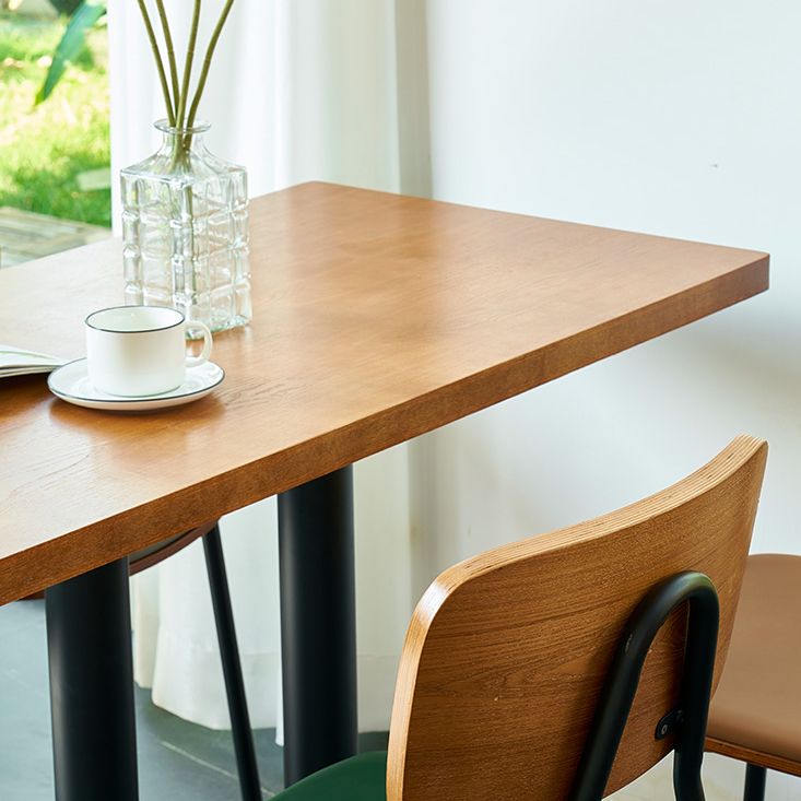 Industrial Style Dining Site Table MDF Dining Room Collection for Home Clearhalo ' dining_table' 'Dining Tables & Seating' 'Dining Tables' 'furn' 'furn_dining_table' 'Furniture' 'furniture_dining_table' 'Kitchen & Dining Furniture' 'kitchen&dining_furn' 'kitchen' 'kitchen_dining_table' 1200x1200_def75632-3bff-4109-8849-89994b0323cc