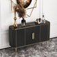 Glam -sideboardkast marmeren sideboard tafel met benen voor keuken