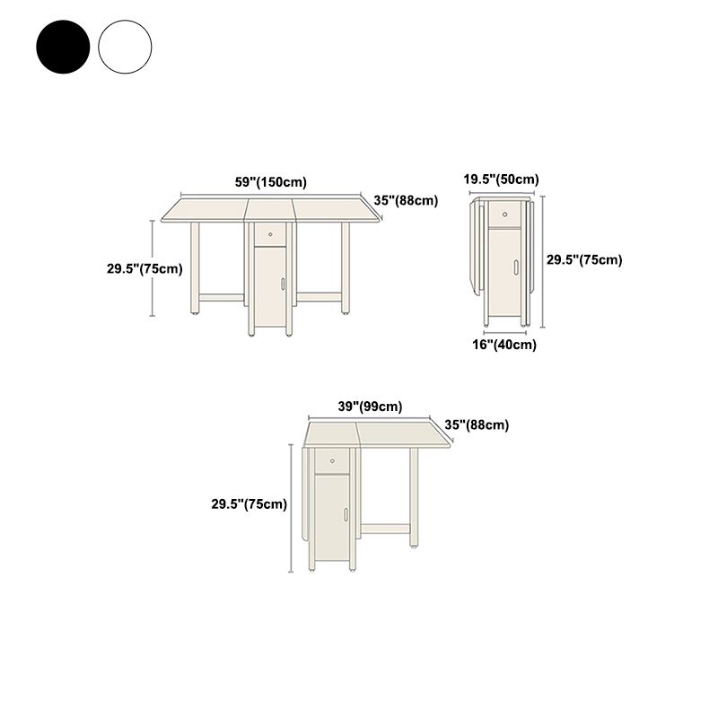 Contemporary Folding Furniture Stone Pedestal Dining Site Table for Home (only Table) Clearhalo 'Dining Tables & Seating' 'Dining Tables' 'dining_table' 'furn' 'furn_dining_table' 'Furniture' 'Kitchen & Dining Furniture' 1200x1200_def9566a-34b1-4639-aea2-8eca9cc6d4ca