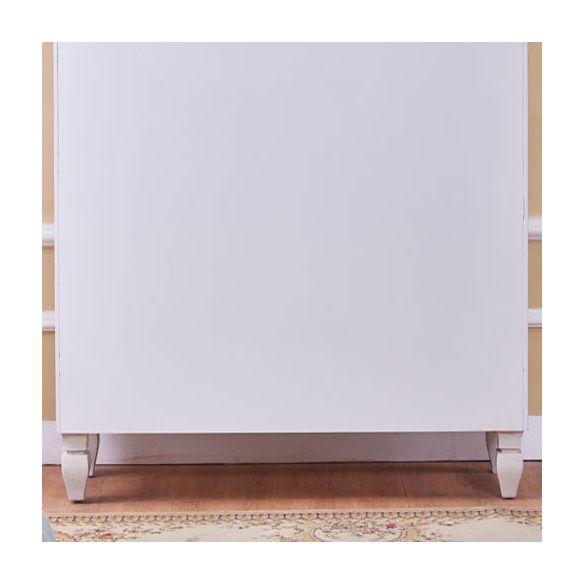 Traditional Dresser Bedroom Solid Wood Storage Chest in White and Brown Clearhalo 'Bedroom Furniture' 'Dressers & Chests' 'dressers_chests' 'furn' 'furn_dressers_chests' 'Furniture' 1200x1200_defc21c2-a020-461e-b460-765cff236217