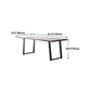 Rectangle Industrial Style Dining Table Wood Fixed Table with Solid Wood Clearhalo ' dining_table' 'Dining Tables & Seating' 'Dining Tables' 'furn' 'furn_dining_table' 'Furniture' 'furniture_dining_table' 'Kitchen & Dining Furniture' 'kitchen&dining_furn' 'kitchen' 'kitchen_dining_table' 1200x1200_defdb4c4-49d0-42b4-8e08-105d62bc3ca8