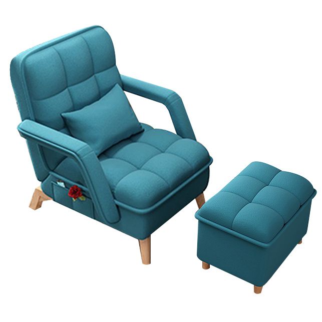 Adjustable Standard Recliner Solid Wood Scandinavian Recliner Chair with Storage Clearhalo 'Chairs & Seating' 'furn' 'furn_recliners' 'Furniture' 'Living Room Furniture' 'Recliners' 1200x1200_defdd4bb-f094-40bb-be0d-7c0dbe779084