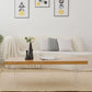 Scandinavian Natural Rectangle Coffee Table with Acrylic Base and Solid Wood Top Clearhalo 'Coffee & Accent Tables' 'Coffee Tables' 'coffee_tables' 'furn' 'furn_coffee_tables' 'Furniture' 'Living Room Furniture' 1200x1200_defdf11d-210a-45fd-85a2-7417a0fdcdc8