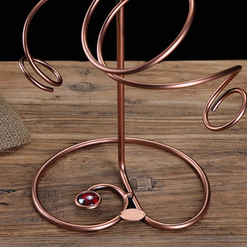 Pastelera de vinos de estilo glamorante de botellas de vinos de metal para sala de estar para sala de estar